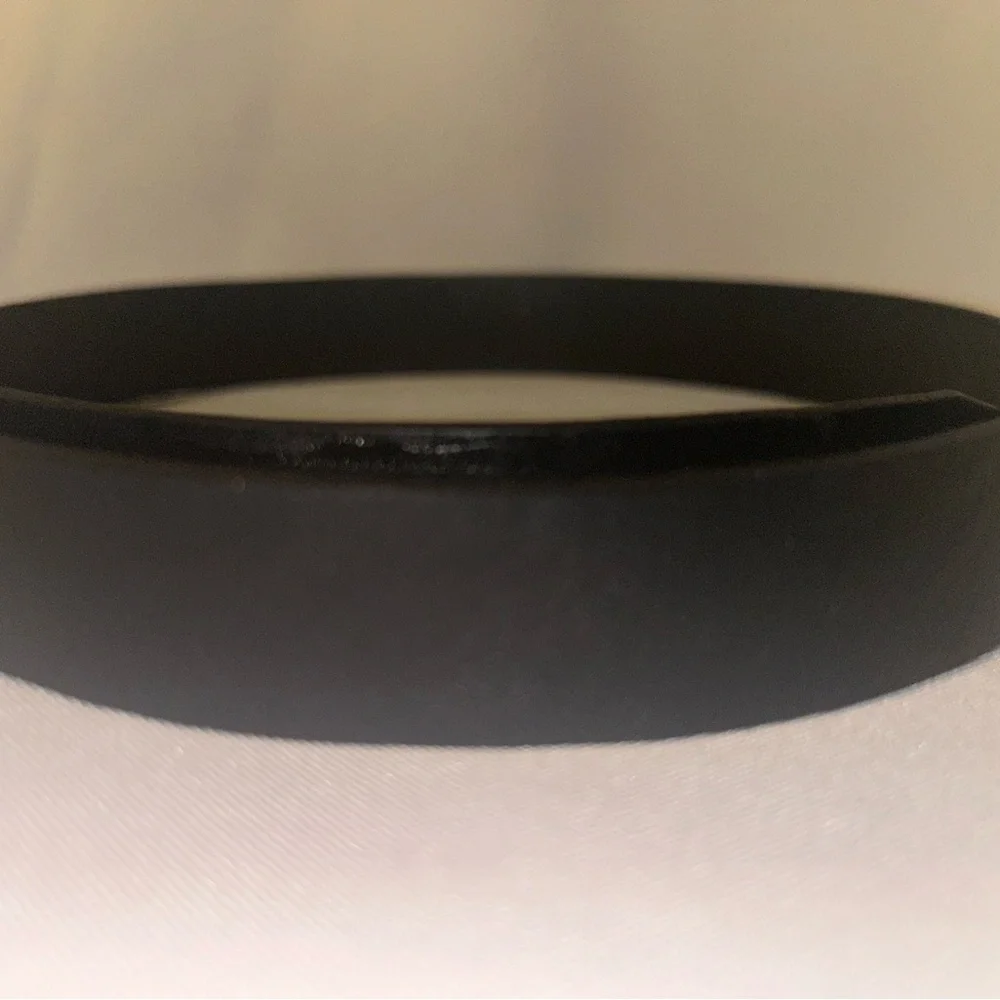 Boys Black Leather Belt
